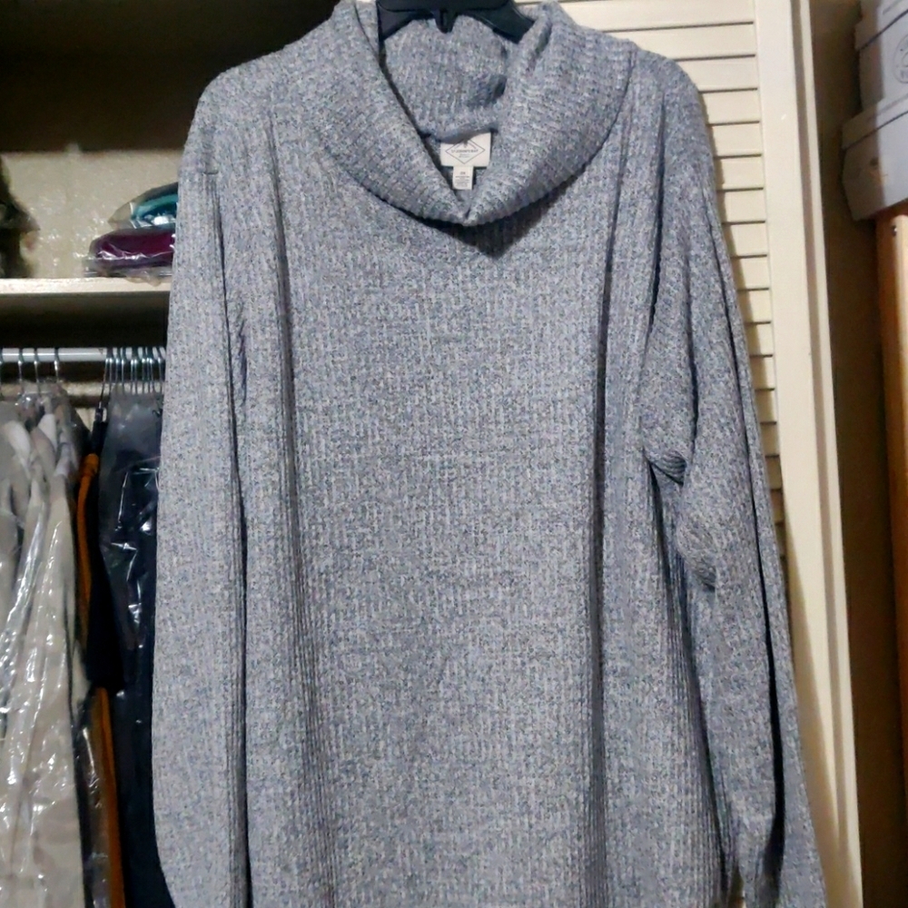 St. John's Bay-Plus Womens Long Sleeve Turtleneck - Picture 5 of 10